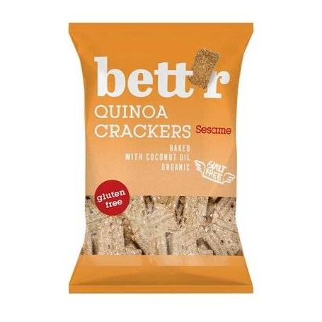Crackers cu quinoa si susan fara gluten eco-bio 100g, Bettr