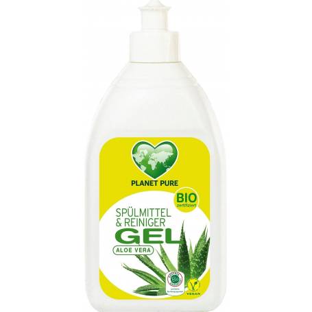 Detergent gel de vase - aloe vera eco-bio, 500ml Planet Pure