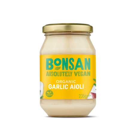 Aioli vegan cu usturoi eco-bio 235g Bonsan