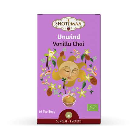 Ceai Shotimaa Sundial - Unwind - vanilla chai eco-bio 16dz - Shotimaa