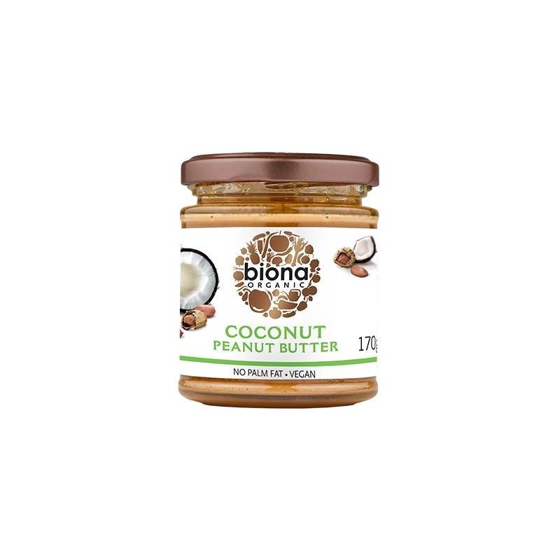 Unt de arahide si cocos bio 170g - Biona