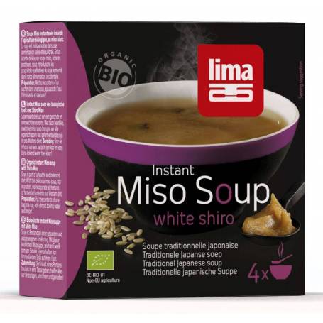 Supa Shiro Miso instant eco-bio 4x15g - Lima