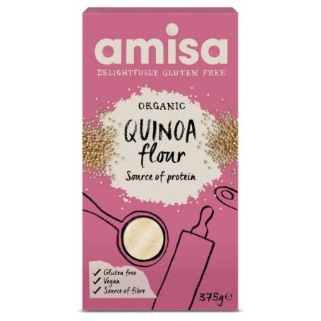 Faina de quinoa fara gluten eco-bio 375g - Amisa