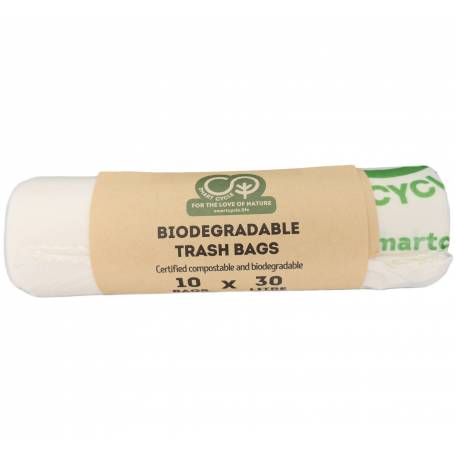 Saci menajeri biodegradabili 30 litri x 10 buc Smart Cycle