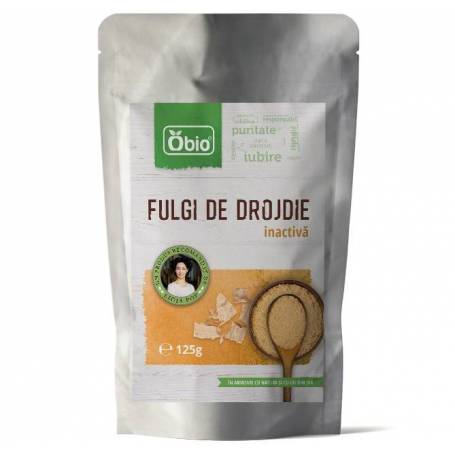 Fulgi de drojdie inactiva 125g, OBIO