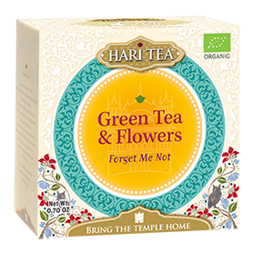 Ceai premium - Forget Me Not - ceai verde si flori eco-bio 10dz - Hari Tea