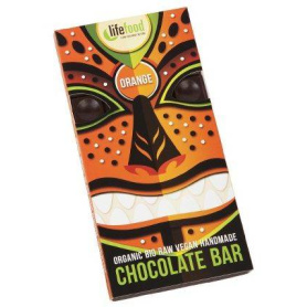 Ciocolata cu portocale raw eco-bio 70g - Lifefood