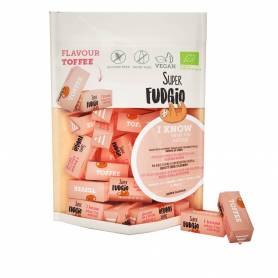 Caramele vegane cu aroma clasica de caramel - toffee, eco-bio, 150g, Super Fudgio