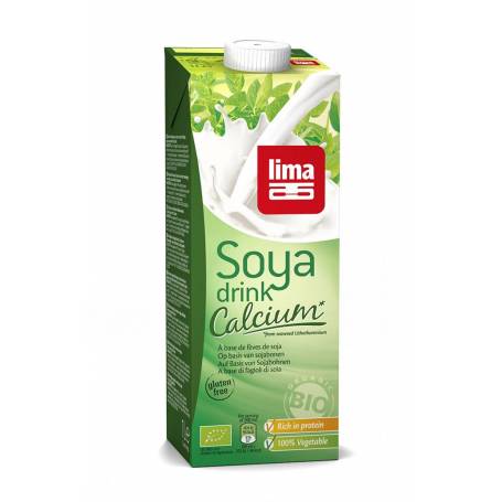 Lapte de soia cu calciu bio 1l - Lima