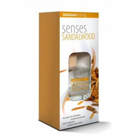 Odorizant De Camera Bio SENSES Lemn de Santal 200 ml - SODASAN