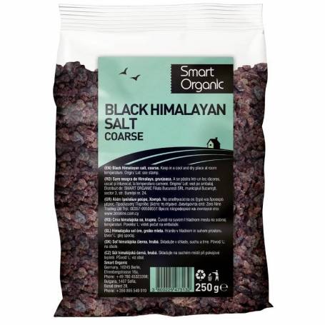 Sare neagra de Himalaya grunjoasa 250g - Dragon Superfoods
