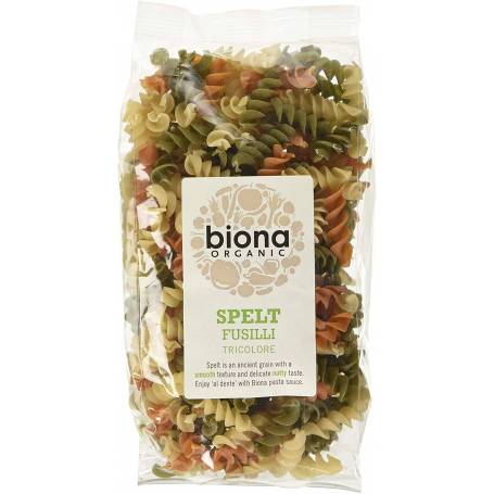 Fusilli spelta Tricolore eco-bio 250g Biona