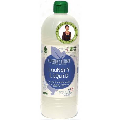 Detergent Eco LiCHId Rufe Albe Si Colorate Lamaie 1l - BIOLU