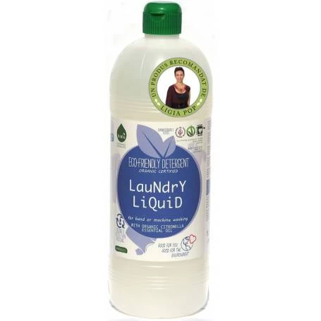 Detergent Eco LiCHId Rufe Albe Si Colorate Lamaie 1l - BIOLU