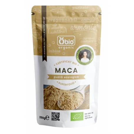 Maca pulbere raw eco-bio 250g - OBio