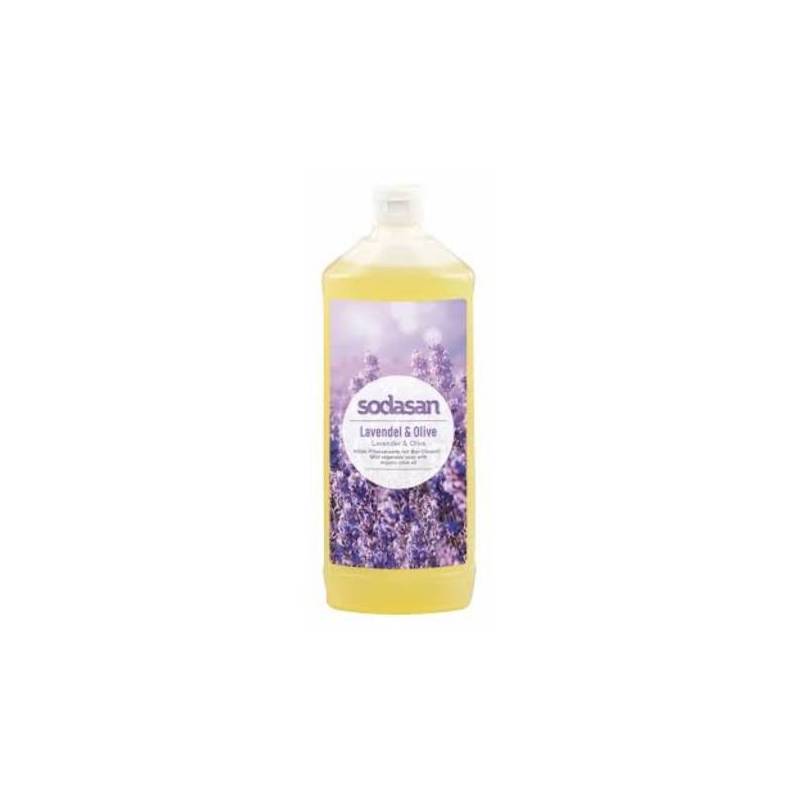 Sapun lichid/gel de dus ecologic Lavanda - Masline 1L - SODASAN