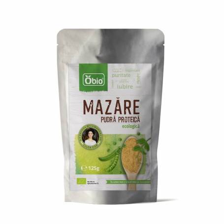 Proteina din mazare pulbere eco-bio 250g - Obio