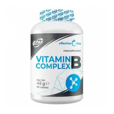 VITAMINA B COMPLEX, 90tb, 6PAK NUTRITION