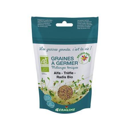 Mix alfalfa, trifoi, ridiche pt germinat eco-bio 150g - Germline