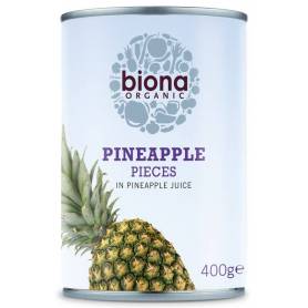 Ananas bucati in suc de ananas, eco-bio, 400g - Biona
