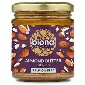 Unt de migdale crunchy eco-bio, 170g Biona