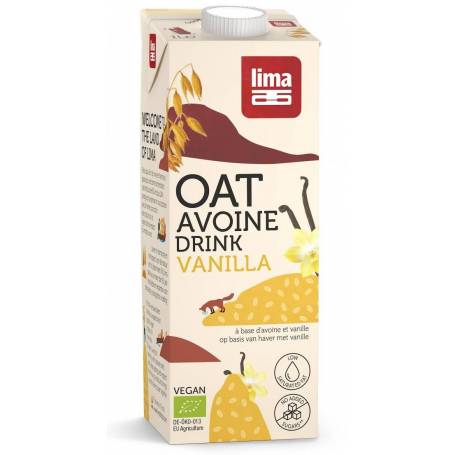 Lapte de ovaz cu vanilie bio 1l - Lima  