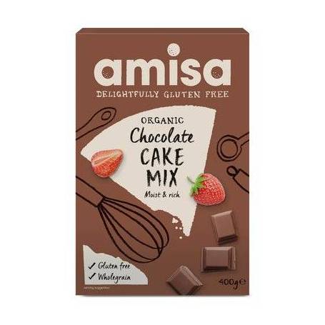 Mix pentru tort cu ciocolata fara gluten eco-bio 400g - Amisa