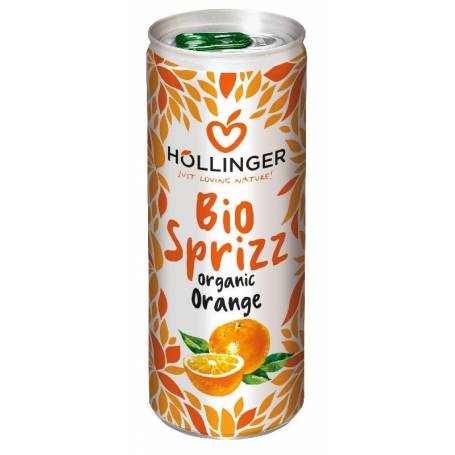 Suc de portocale - eco-bio 250ml, Carbogazos - Hollinger