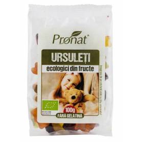 Ursuleti din fructe - eco-bio 100g - Pronat