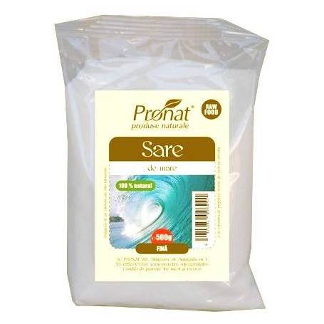 Sarea de mare fina neiodata 500g - Pronat