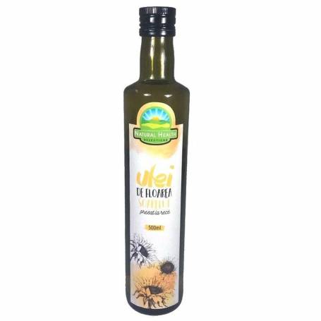 Ulei de floarea soarelui presat la rece 500ml - Natural Health