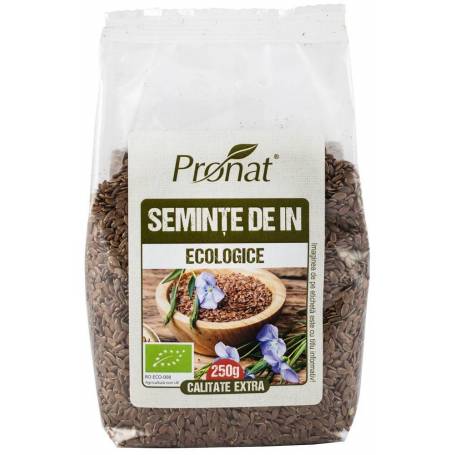 Seminte de in - eco-bio 250g - Pronat