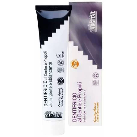 Pasta de dinti cu dentie (carbune de fag) si propolis, 75ml - Argital