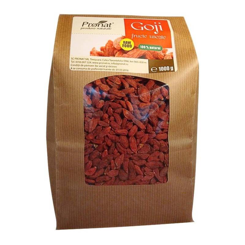 Fructe goji natur 1kg - Pronat