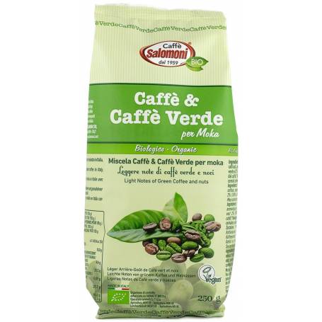 Cafea si Cafea verde Eco-Bio 250g - CAFFE SALOMONI