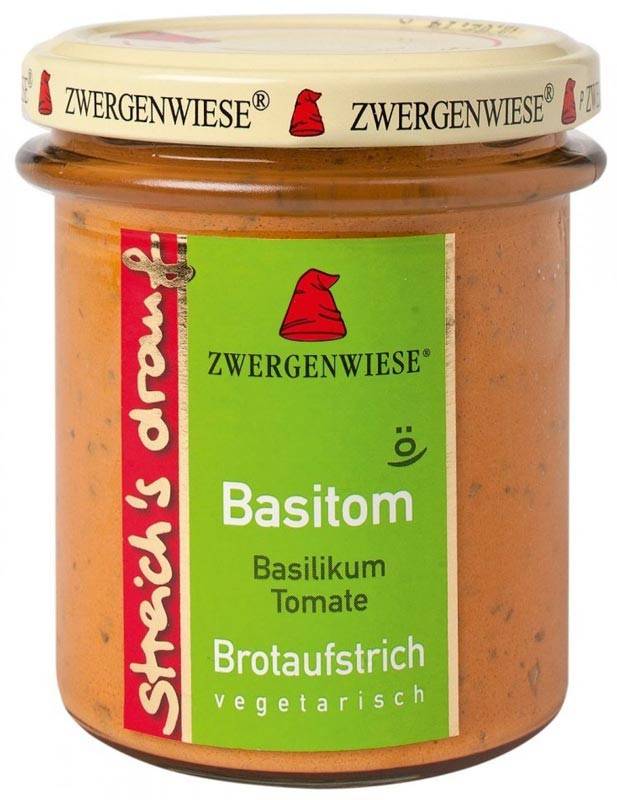 Crema Tartinabila Vegetala Basitom, Fara Gluten, Eco-bio 160 G - Zwergenwiese