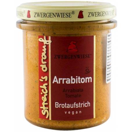 Crema tartinabila vegetala Arrabitom, Fara Gluten, Eco-Bio, 160g - Zwergenwiese