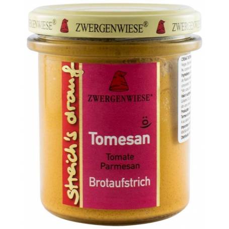 Crema tartinabila vegetala Tomesan, Fara Gluten, Eco-Bio, 160g-Zwergenwiese