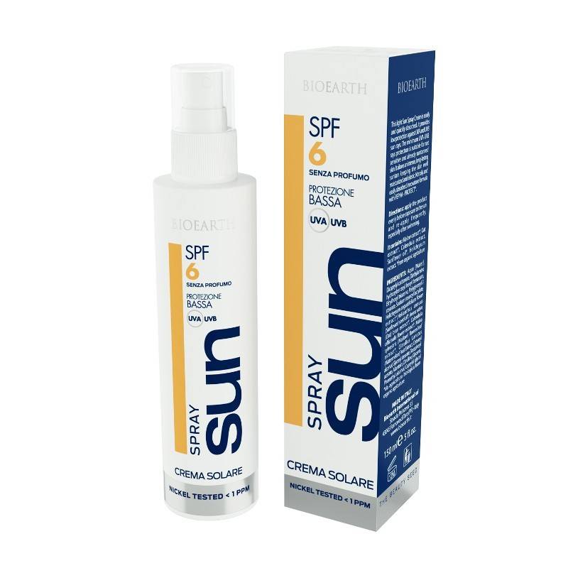 Crema solara spray spf6 150ml biosun - bioearth