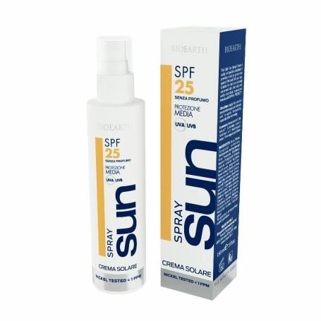 Crema solara spray SPF25 150ml Biosun - BIOEARTH