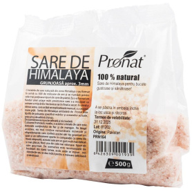 Sare de Himalaya grunjoasa aprox. 3mm, 500g - Pronat
