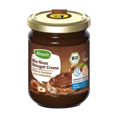 Crema de cacao si alune de padure - eco-bio 200g - Alnavit
