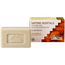 Sapun vegetal - cu argila verde si migdale dulci, 100g - Argital