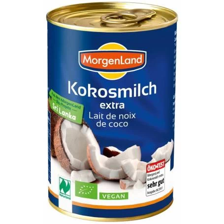 Lapte de cocos extra - eco-bio 400ml - Morgenland