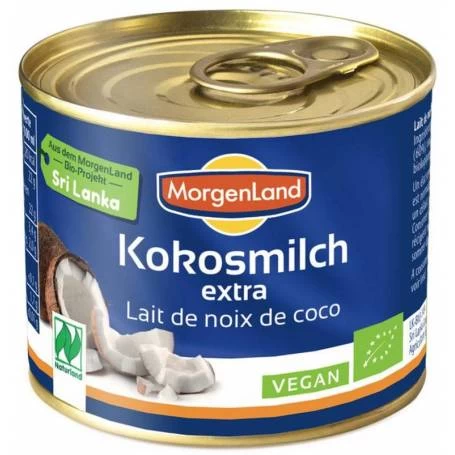 Lapte de cocos extra - eco-bio 200ml - Morgenland