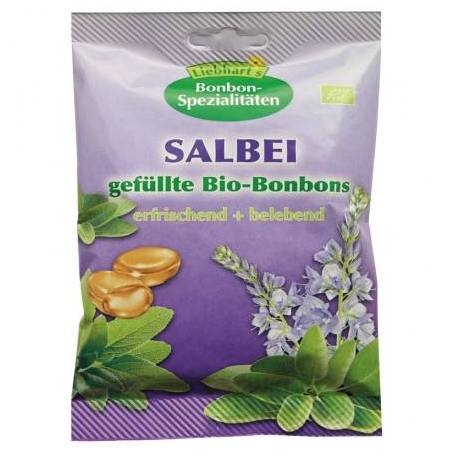 Dropsuri cu salvie - eco-bio 100g - Liebhart