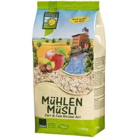 Musli macinat fin cu mere si alune - eco-bio 500g - Bohlsener Muhle