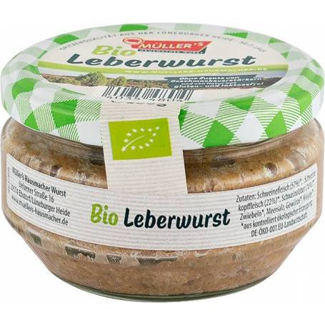 Specialitate BIO din carne de porc cu ficat, 160g, Wurst