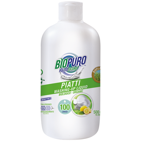 Detergent lichid pentru vase, 500ml Biopuro