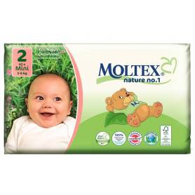 Scutece ECO bebelusi (3-6kg), nr. 2, 42buc - Moltex